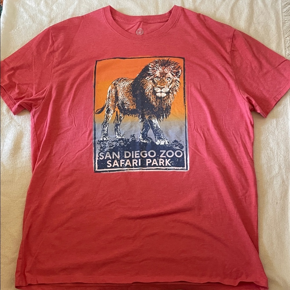San Diego Zoo Safari Park Red T-Shirt